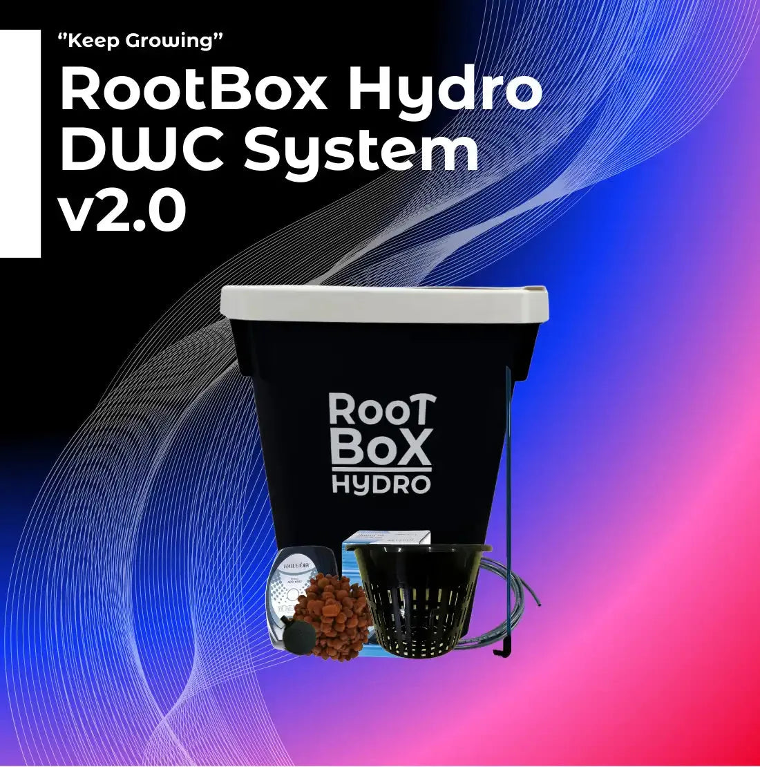 Mountain Rootbox ระบบ RootBox Hydro™ DWC เวอร์ชัน 2.0