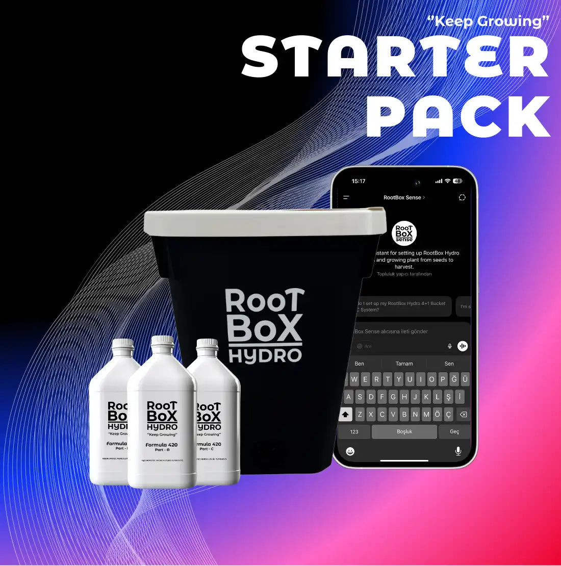 แพ็คเริ่มต้น RootBox Hydro™ v2.0