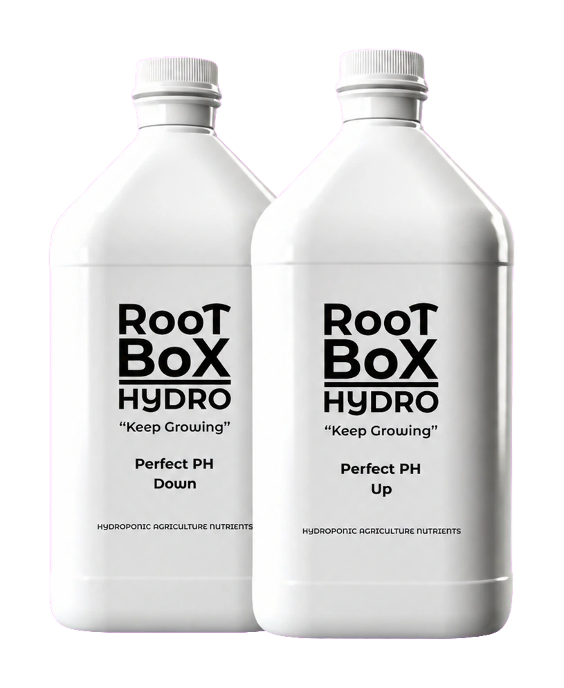 RootBox Hydro Perfect pH 500-ml-Paket, enthalten im RootBox Hydro Starterpaket.