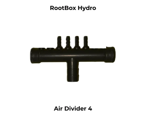 RootBox Hydro four-outlet air divider.