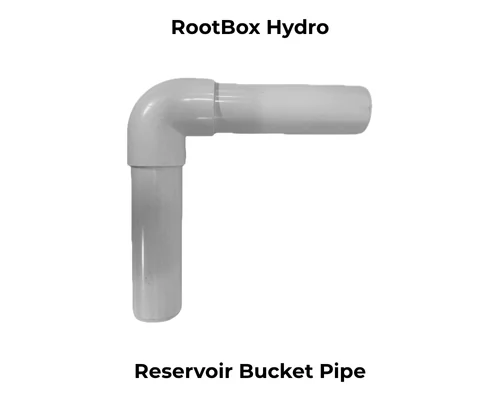 RootBox Hydro reservoir bucket pipe.